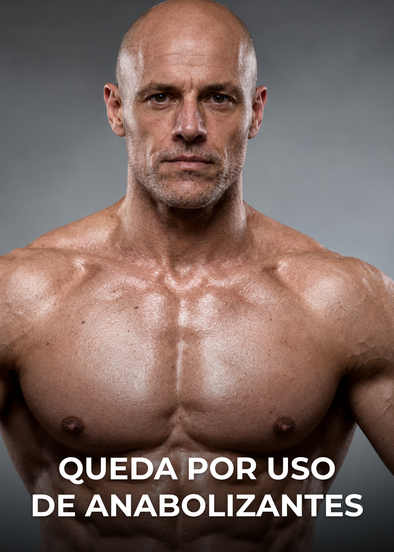 Queda por uso de anabolizantes